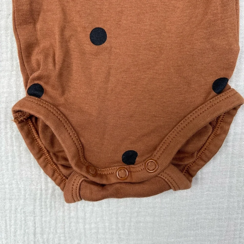 H&M longsleeve polka dot bodysuit